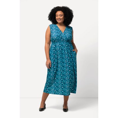 Robe trapèze en jersey à pois ULLA POPKEN