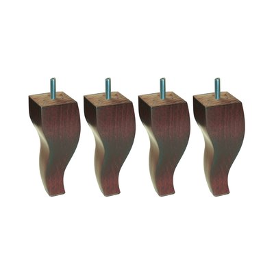 Pied Louis XV bois (lot de 4) SOMEO
