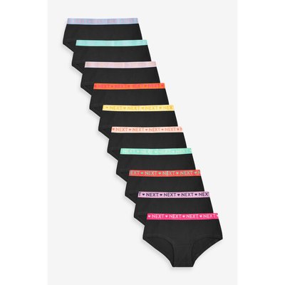 Culottes taille basse à élastique, lot de 10 NEXT
