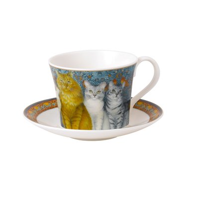 Ensemble déjeuner Chat Ivory 45 cl ROY KIRKHAM