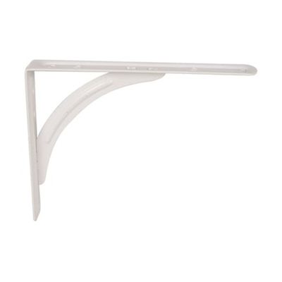 Console Robuste Acier Blanc 25 X 30 Cm AFBAT