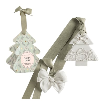 Coffret Surprises Sapin parfum Sapin Doré RUBANS DE FÊTE MATHILDE M