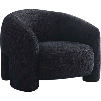 Chaise longue Milania élégance noire RECOLLECTION