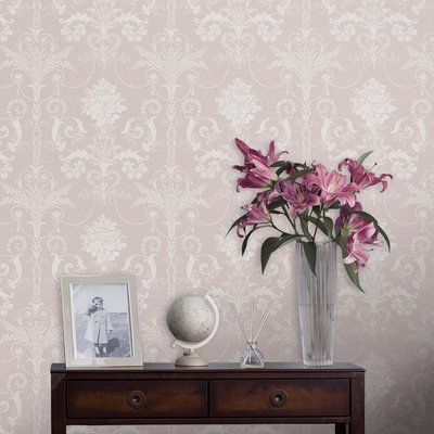 Papier peint Damassé Josette LAURA ASHLEY