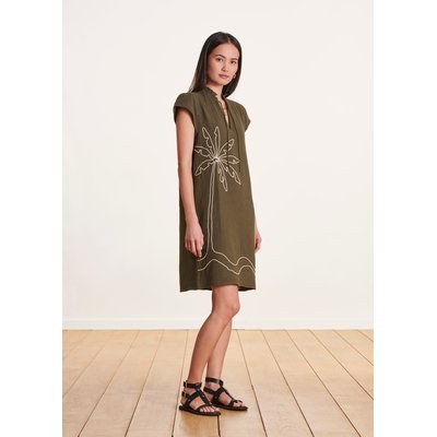 Robe courte en gaze de coton biologique LA FEE MARABOUTEE