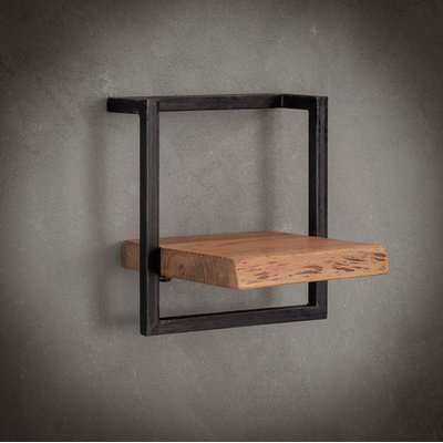 Etagère murale moderne bois et métal 30 cm MELBOURNE PIER IMPORT
