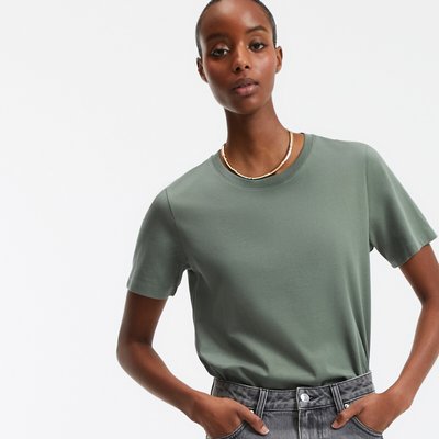 Crew Neck T-Shirt with Short Sleeves LA REDOUTE COLLECTIONS