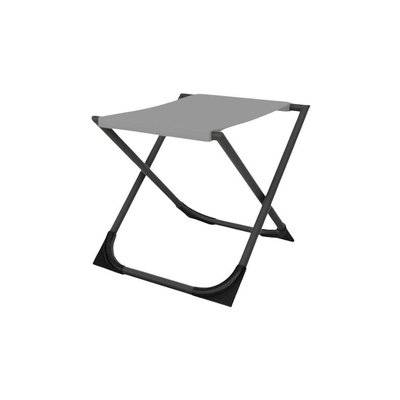 Tabouret pliant en acier Easy Graphite, Moutarde PROLOISIRS