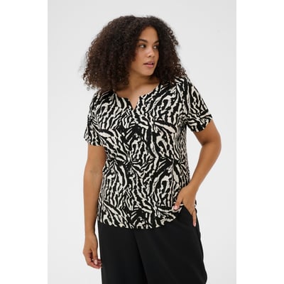T-shirt à manches courtes KAFFE CURVE