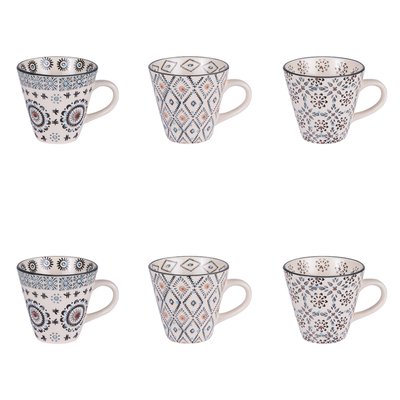 Coffret de 6 tasses   17 cl-NELSON TABLE PASSION