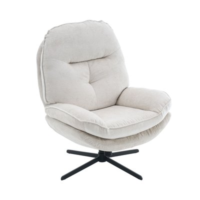 Fauteuil pivotant pieds étoiles en velours - Sofia DRAWER