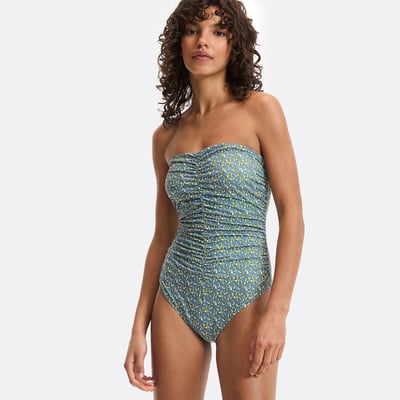 Maillot de bain une pièce imprimé fleurs LA REDOUTE COLLECTIONS