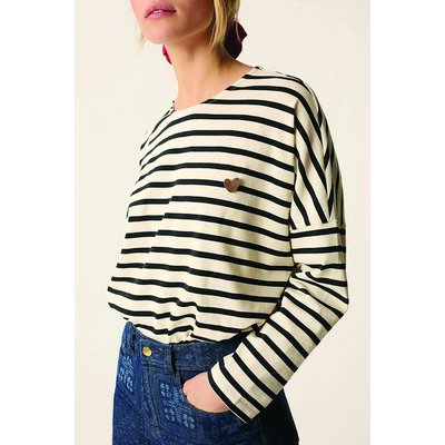 T-shirt stile marinaro a maniche lunghe, FILLY DES PETITS HAUTS