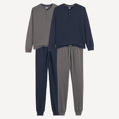 Lot de 2 pyjamas en coton LA REDOUTE COLLECTIONS