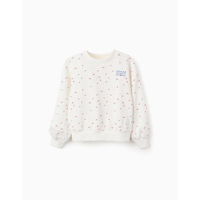 Sweat en Coton Floral ZIPPY