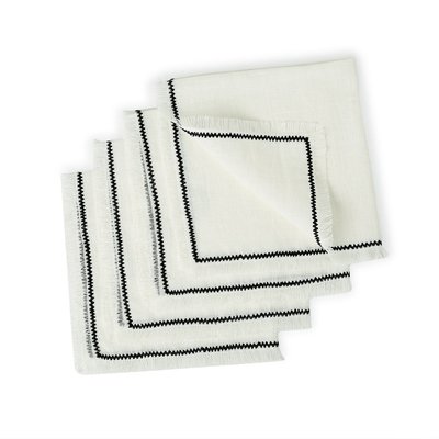 Serviette de table (x4) lin lavé GABRIEL FEBRONIE