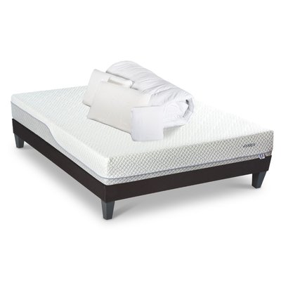 Pack prêt à dormir Matelas Mémoire de forme + Sommier + Accessoires EVERBED BELLECOUR