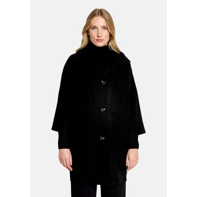 Manteau en laine à détails tricotés BETTY BARCLAY