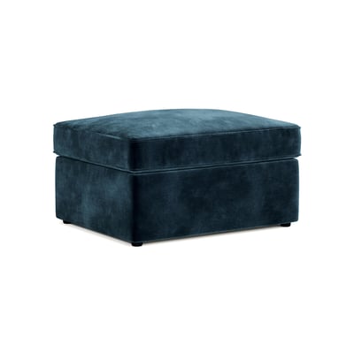 Jay-Be® Luxe Velvet Footstool Sofa Bed with Comfort Mattress JAY-BE