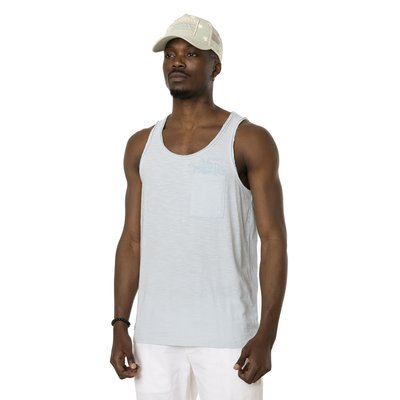 Débardeur homme en slub avec poche et print en coton Chill VON DUTCH