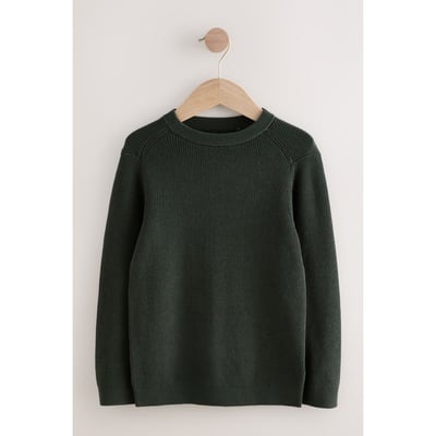 Pull ras du cou junior en maille de coton NEXT