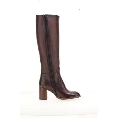 Bottes en cuir à talons MJUS