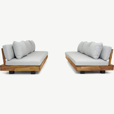 Salon de jardin 6 places en bois FSC - CAPRI HOMIFAB