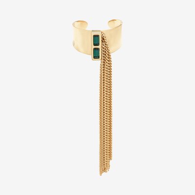 Bague ajustable plaquée or VERTU CAROLINE NAJMAN