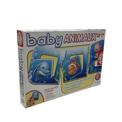 Puzzle 24 pièces bébés animaux - Bon état EDUCA