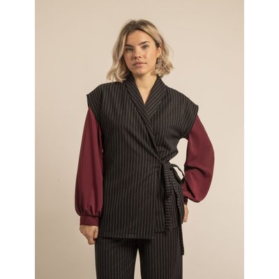Veste Sans Manches Rayures Uvinny DONA LISA