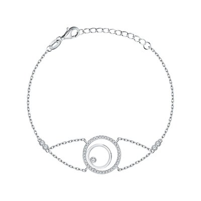 Bracelet en argent 925 et oxyde de zirconium ARBELO