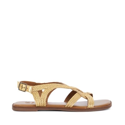 Sandales tressées à brides croisées - LORRA DUNE LONDON