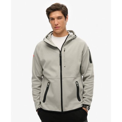 Sweat à capuche ample zippé Tech Logo SUPERDRY