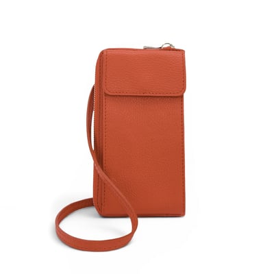 Mini-sac pochette en cuir grainé italien STREET OH MY BAG