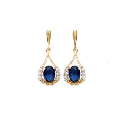 Boucles d'oreilles saphir véritable DAXON
