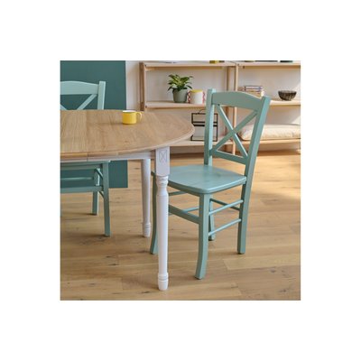 Chaises en hêtre massif couleur pop (lot de 2) - CLAYTON HELLIN, DEPUIS 1862