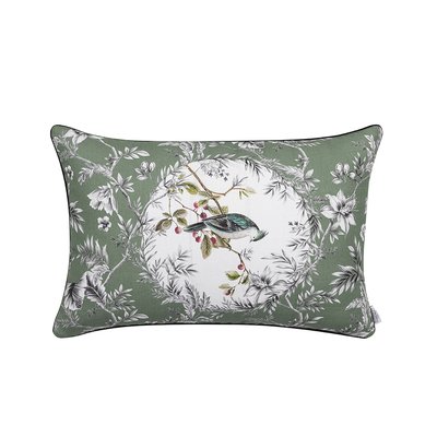 Housse de coussin imprimé en lin, COMEDIE MELISSE ALEXANDRE TURPAULT