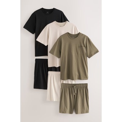 Pyjama short en jersey, lot de 3 NEXT