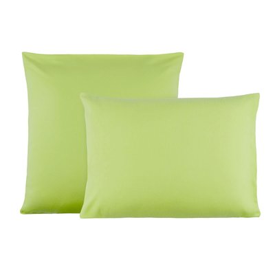 Lot de 2 taies d'oreillers coton jersey DOUCEUR LINANDELLE