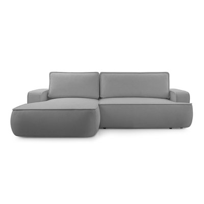 Canapé d'Angle Convertible en Tissu texturé 4 places - NESSINO LISA DESIGN