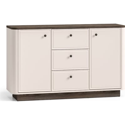 Commode 2 portes 3 tiroirs bois VILAVIO RECOLLECTION