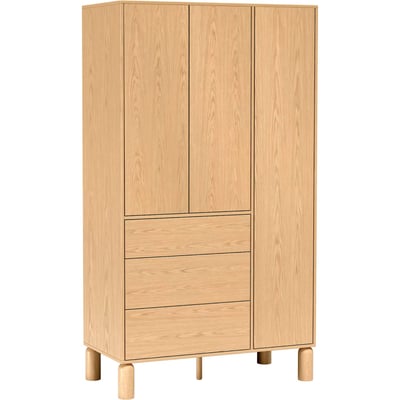 Armoire 3 portes 3 tiroirs collection SANDEN RECOLLECTION