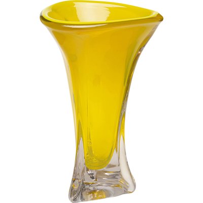 Vase Salut 43cm jaune KARE DESIGN