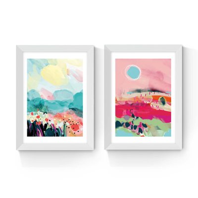 Set of 2 Early Morning Set by Ana Rut Bre EAST END PRINTS