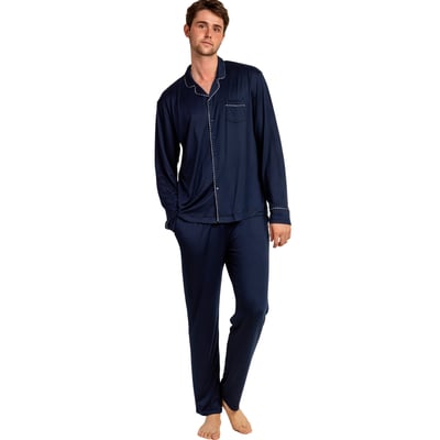 Pyjama pantalon chemise manches longues Luxury Pearl ADMAS