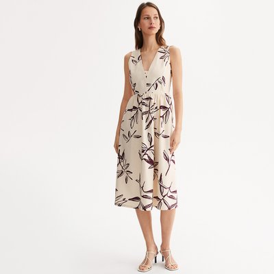 Robe évasée, longueur midi, 3/4, sans manches ANNE WEYBURN