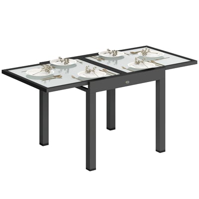 Table de salle à manger d'extérieur OUTSUNNY