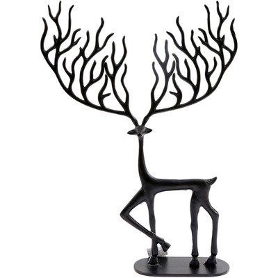Cerf décoratif en aluminium 36.5 x 9 x 48.5 cm JARDINDECO