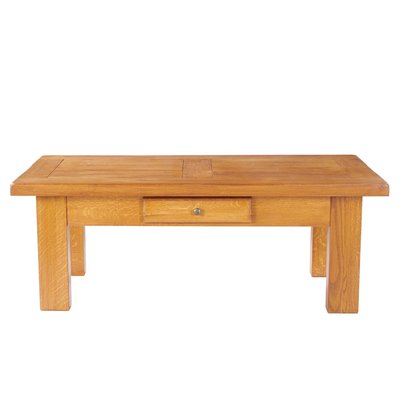 Table basse rectangle bois chêne massif - LA BRESSE HELLIN, DEPUIS 1862