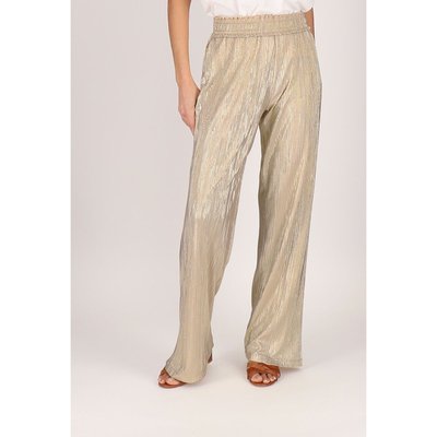 Pantalon large dore femme La Redoute